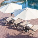 Luxury travel on a budget – tropical beach escape setup